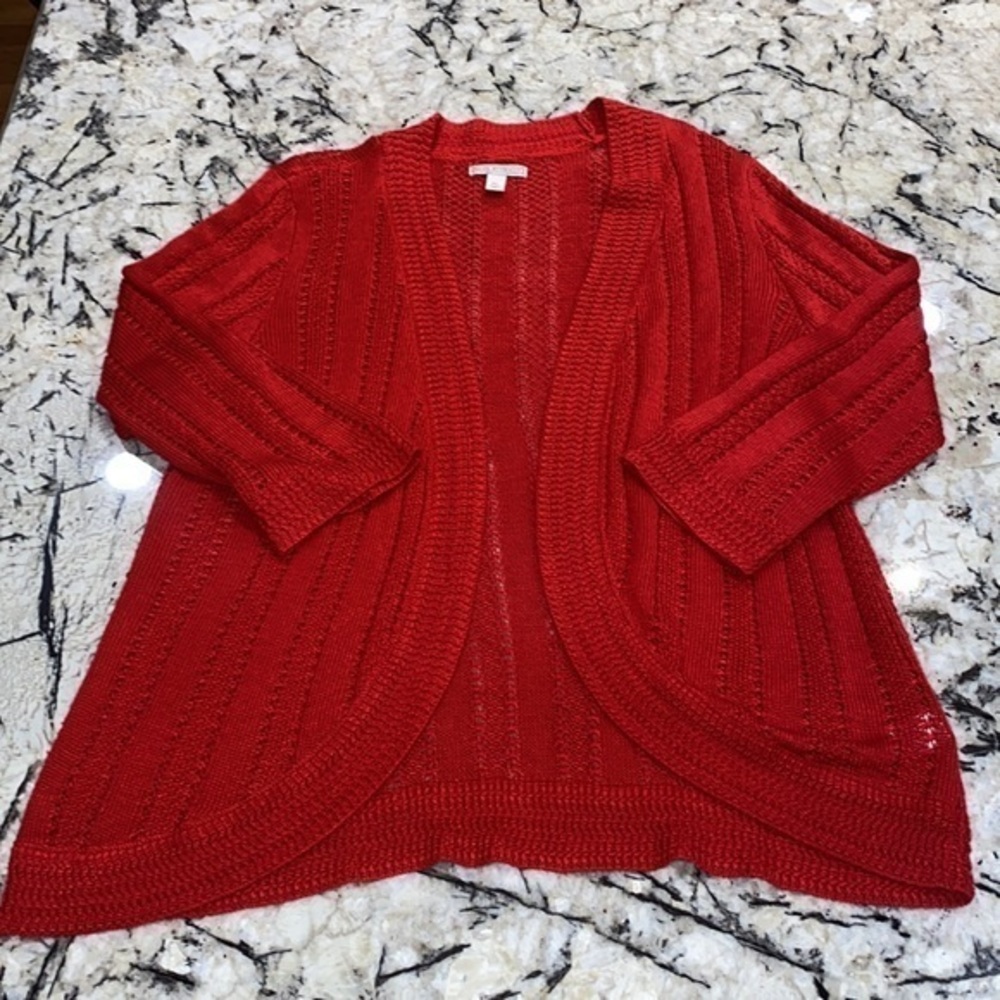 Dana Buchman Red Women’s Cardigan in size XL